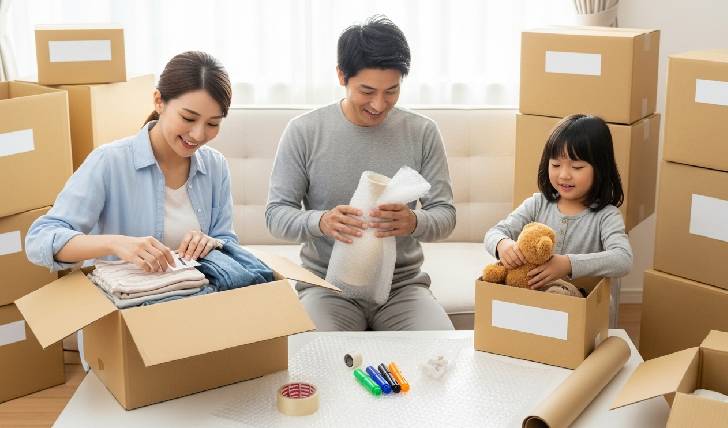 【完全保存版】引っ越し荷造りのコツ｜当日スムーズなパッキング術と準備の実践手順