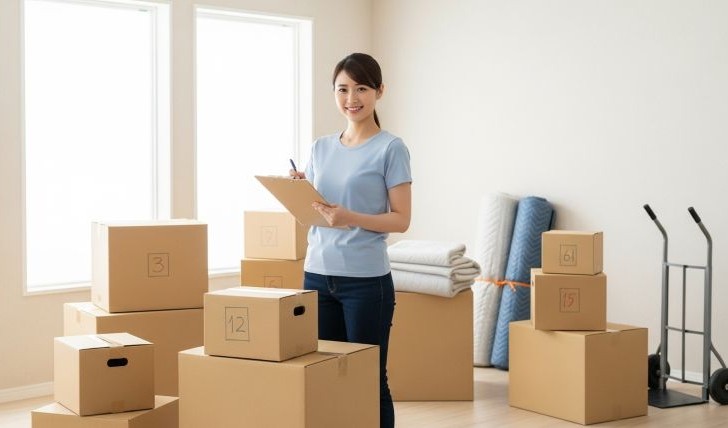 引っ越し当日の完全ガイド(荷造りから搬入までの流れとタイムスケジュールで失敗ゼロ)