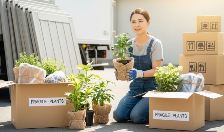 引っ越し当日の荷造り完全マニュアル|庭・植木・物置をスムーズに運ぶ実践ガイド