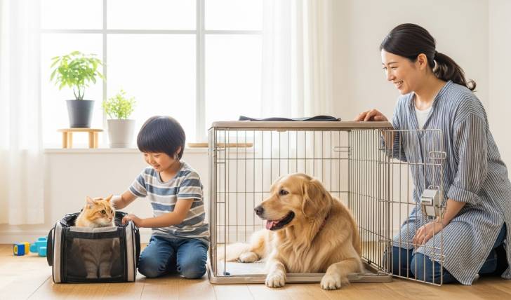 【犬猫との引っ越し完全マニュアル】当日の輸送から荷造りまで失敗しないペット引越しガイド